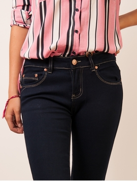 Jeans Casual Dama Bleumarin